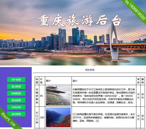 重慶旅游網(wǎng)站設(shè)計(jì)與旅游開(kāi)發(fā)項(xiàng)目策劃解析